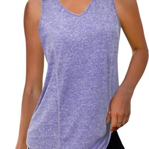 Gyabnw Sports Tank Top Women's Sports Top Sleeveless Running Shirt Sports Shirt Summer Functional Shirt Gym Yoga