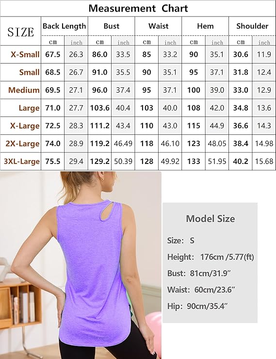 Gyabnw Tank Top Sport Women's Fitness Sports Top Loose Top Gym Sports Shirt Sleeveless Yoga XS - 3XL - 图片 5